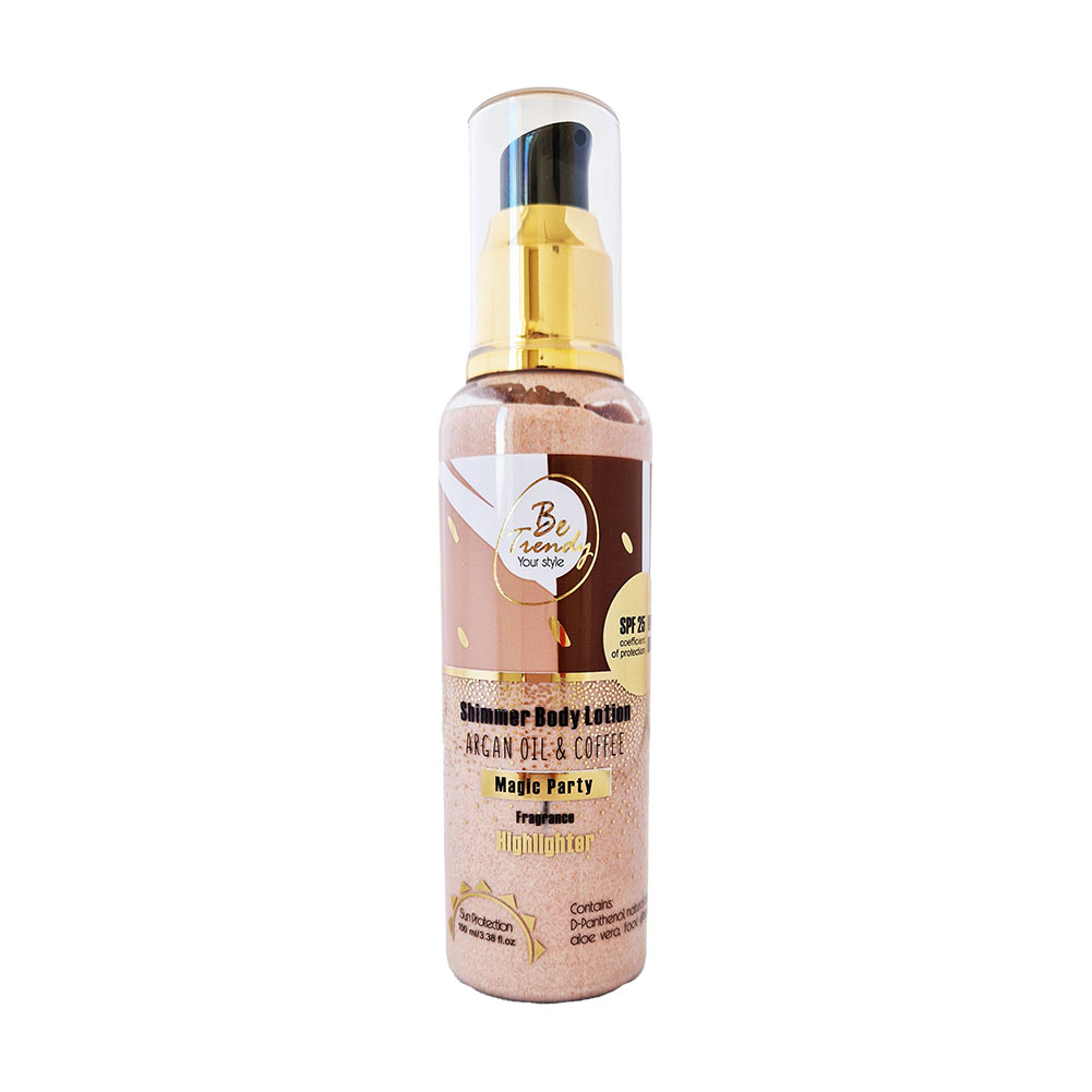 Лосьйон-шимер для тіла Be Trendy Highlighter Magic Party, SPF 25, 100 мл